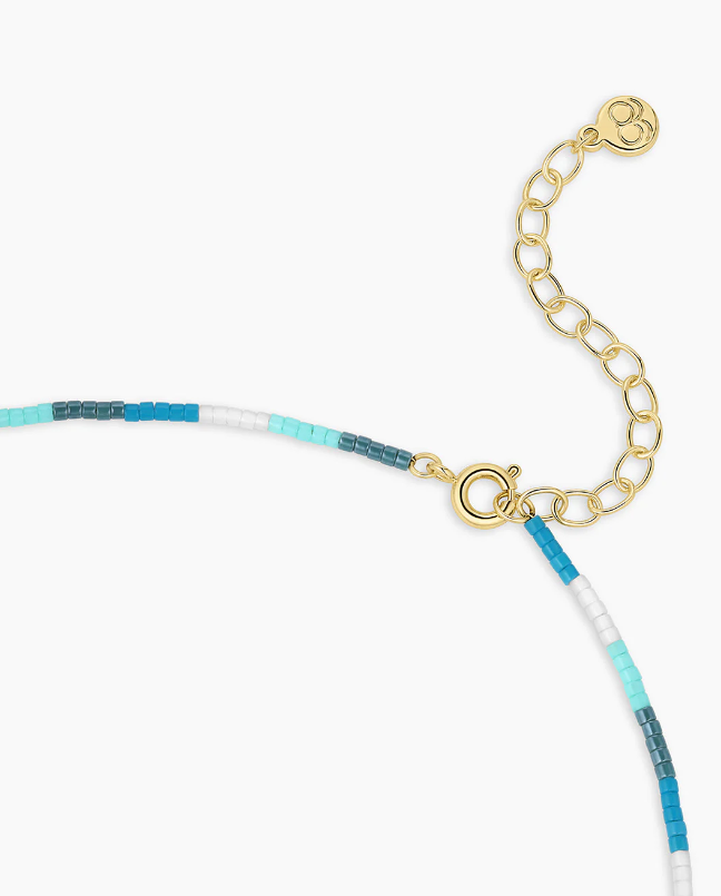 Gigi Stripe Necklace - Laguna