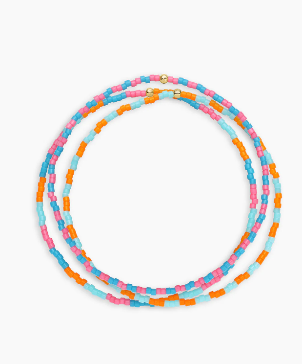 Gigi Stripe Bracelet Set - Miami