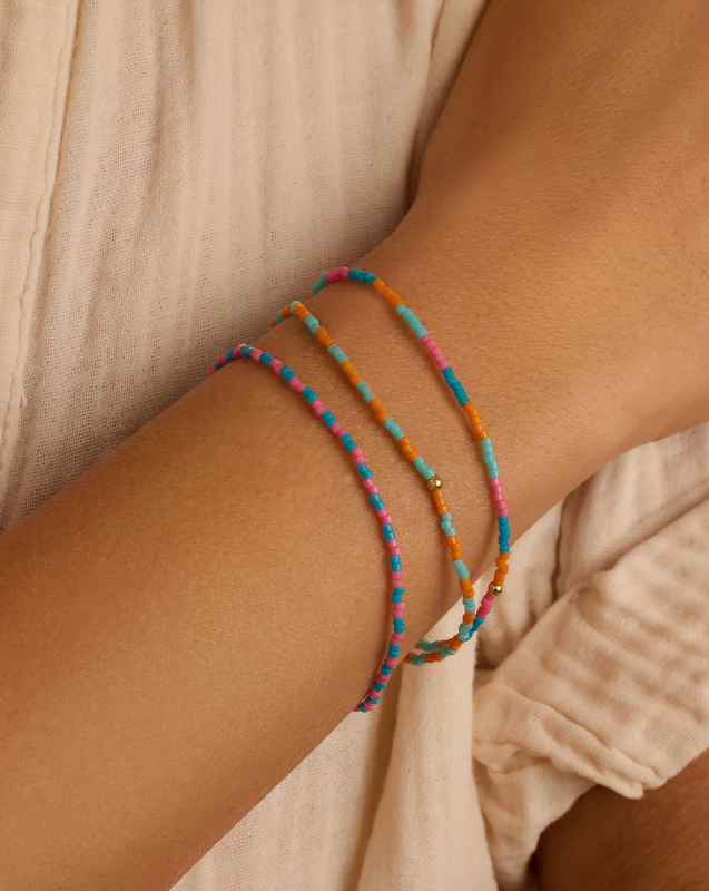 Gigi Stripe Bracelet Set - Miami