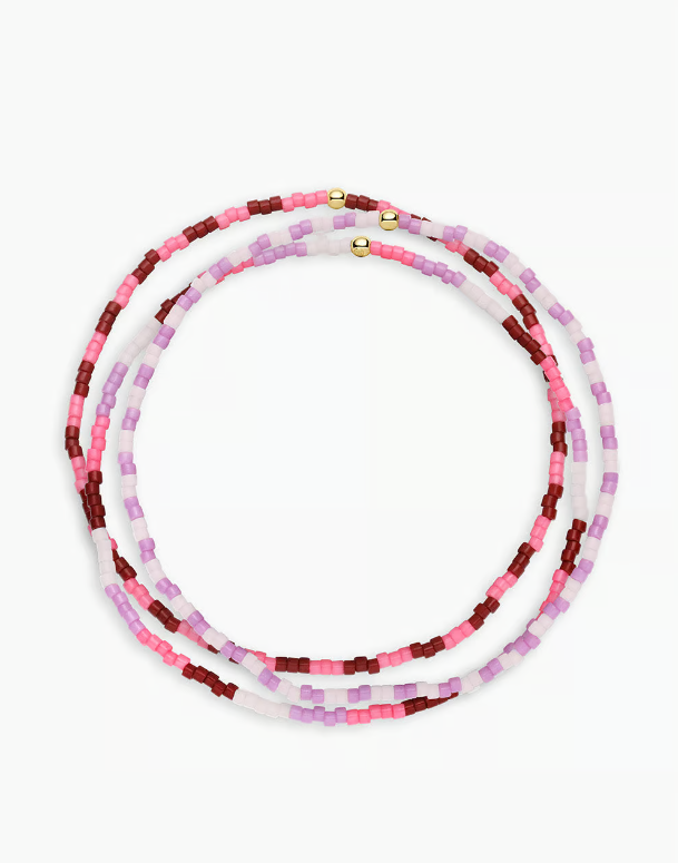 Gigi Stripe Bracelet Set - Malibu