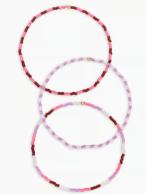 Gigi Stripe Bracelet Set - Malibu