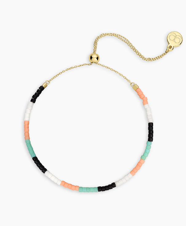 Gigi Stripe Adjustable Bracelet - Palm Desert