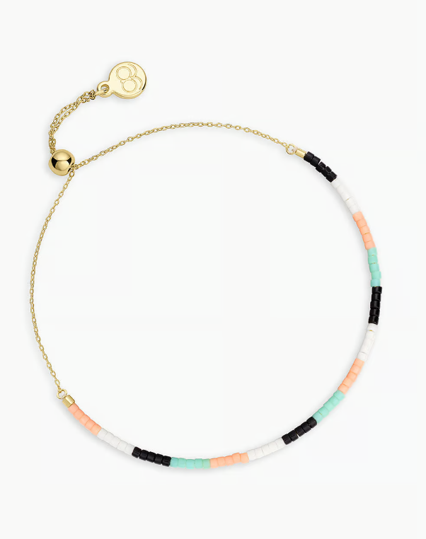 Gigi Stripe Adjustable Bracelet - Palm Desert
