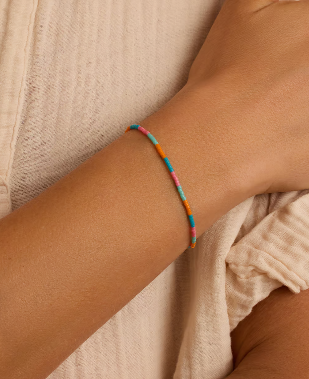 Gigi Stripe Adjustable Bracelet - Miami