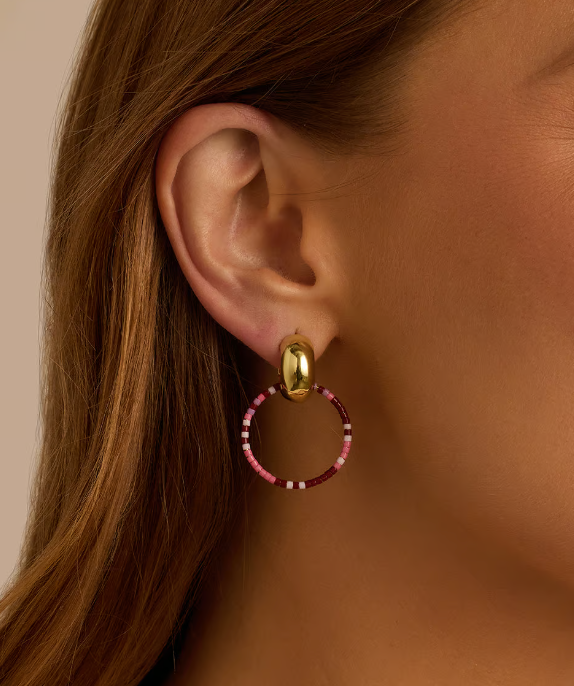 Gigi Drop Hoops - Malibu