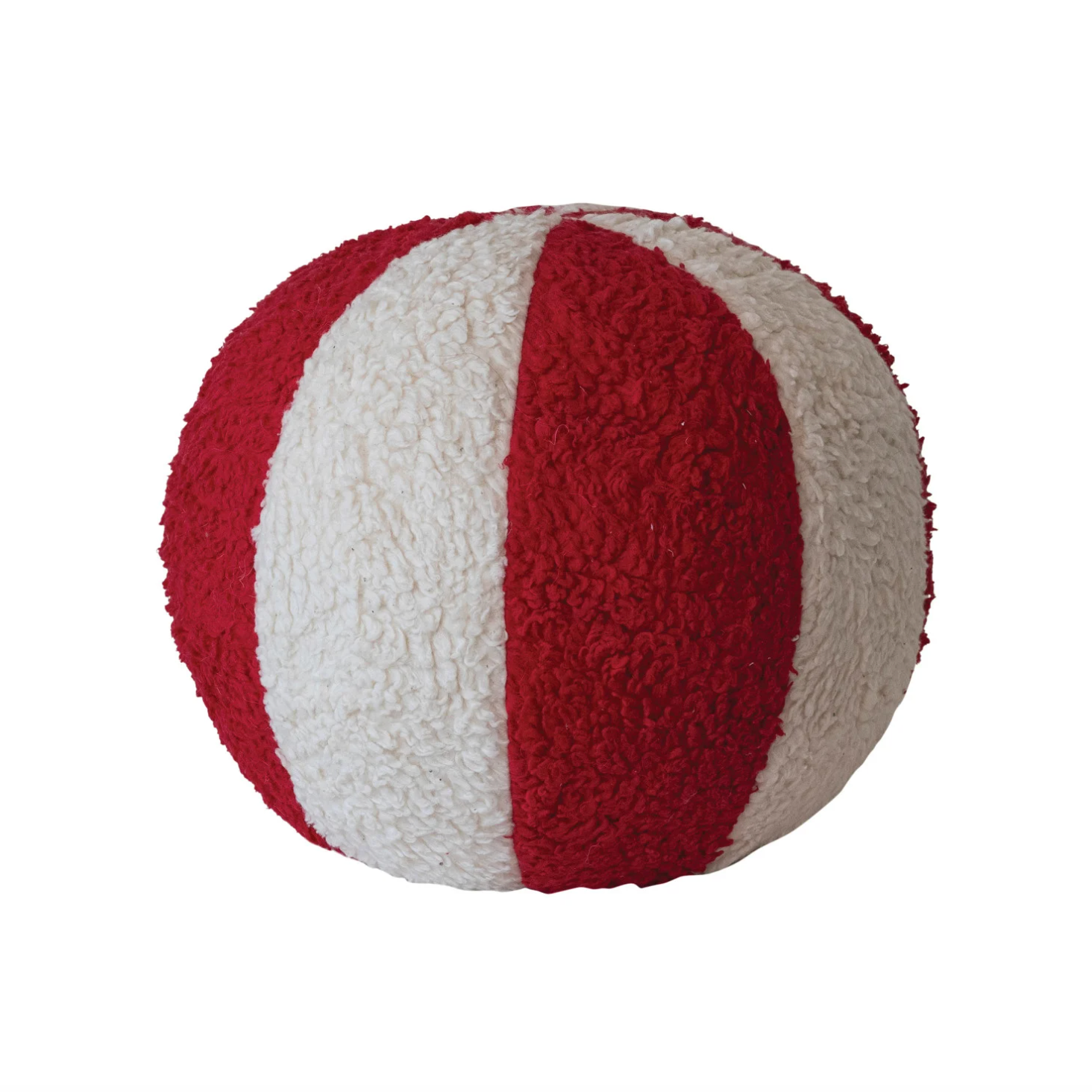 Peppermint Candy Orb Pillow