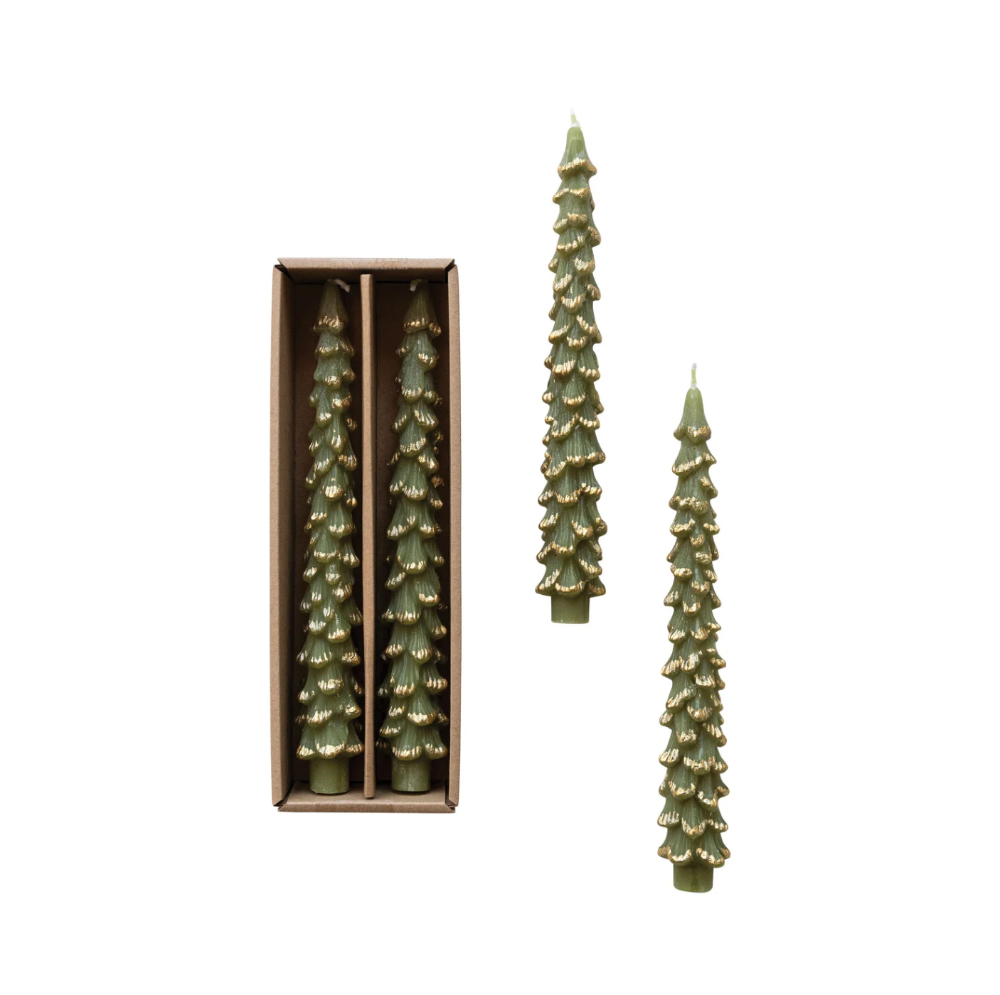 Tree Taper Candle Set