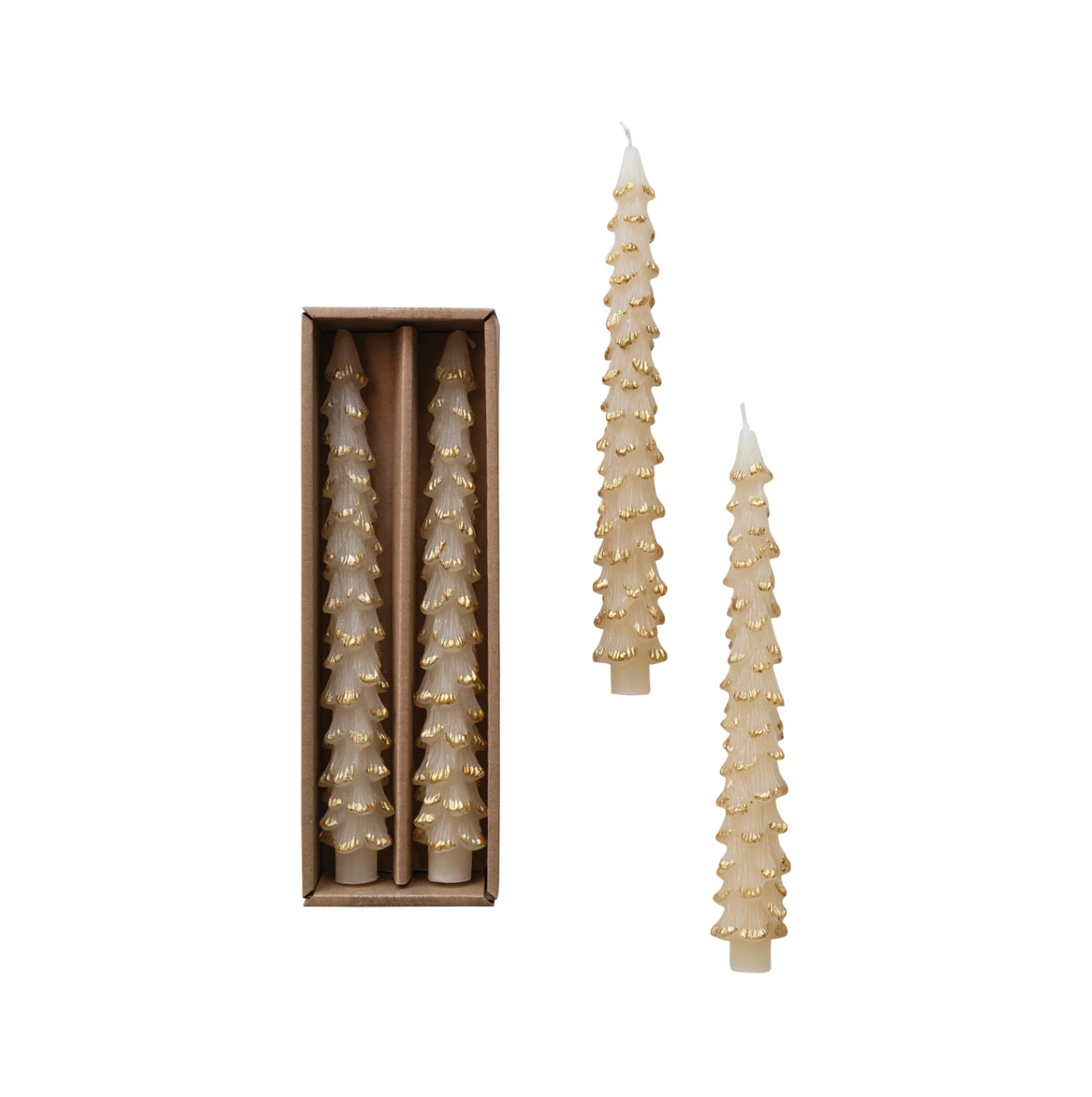 Tree Taper Candle Set