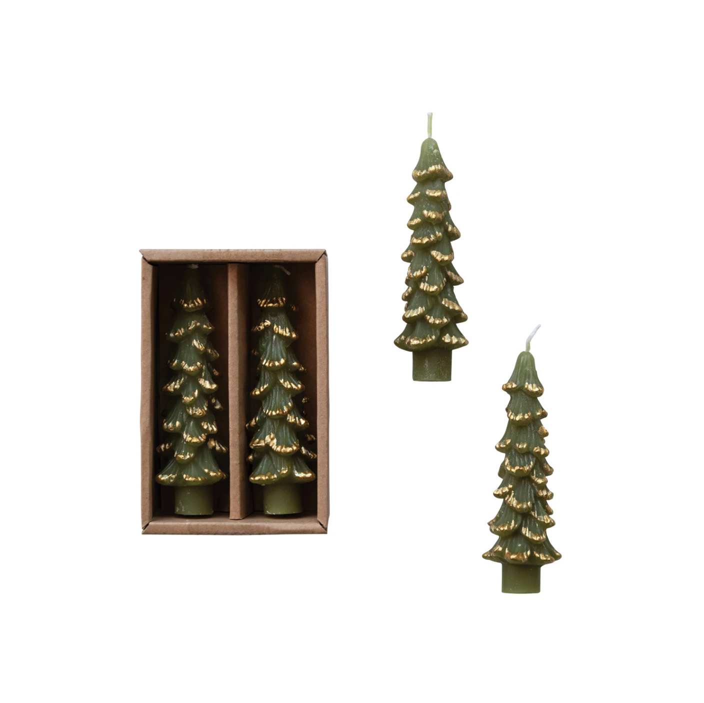 Mini Tree Taper Candle Set