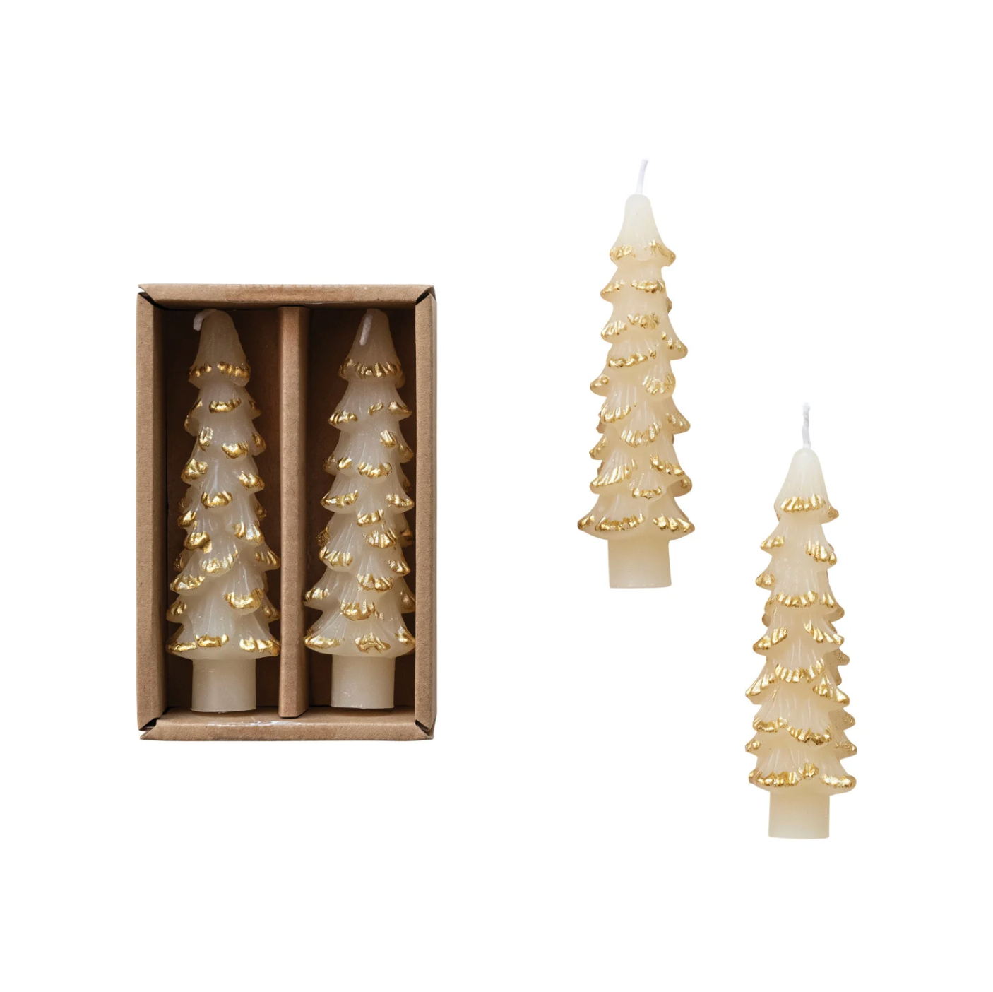 Mini Tree Taper Candle Set