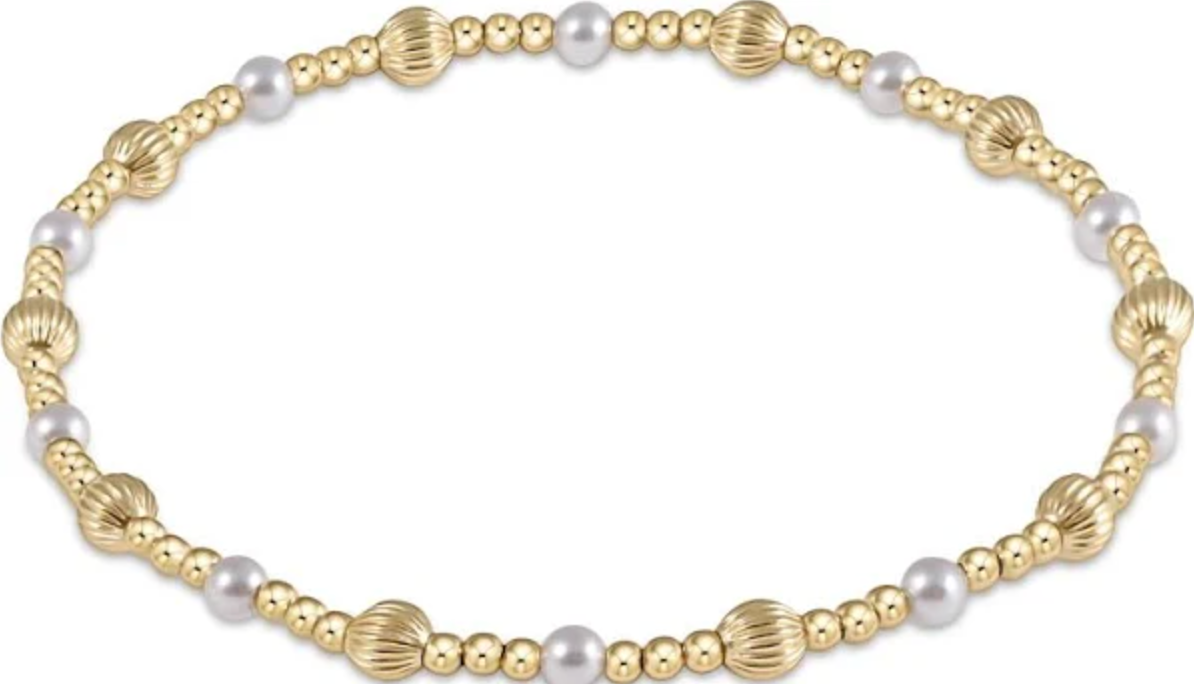Dignity Sincerity Pearl Bead Bracelet - 4mm
