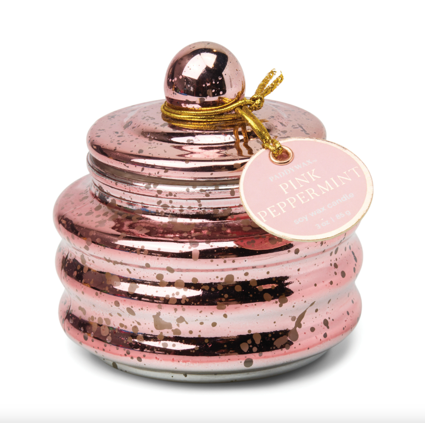 Pink Peppermint Mercury Beam Candle