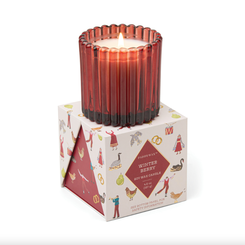 Winter Berry Merry Box Candle