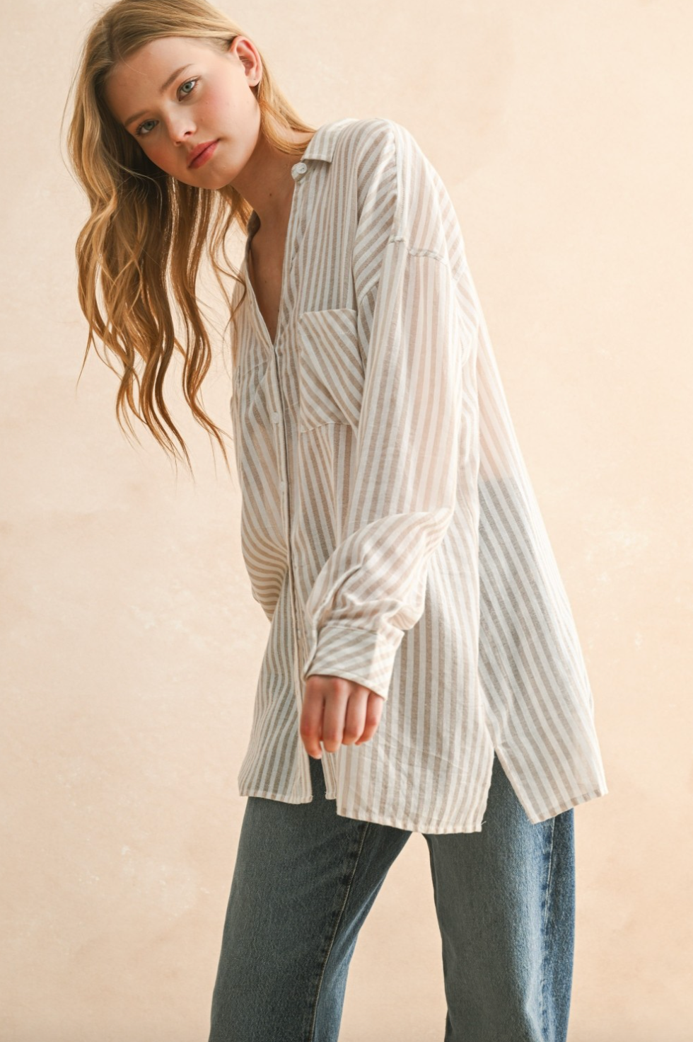 Weekend Wander Button Down Top
