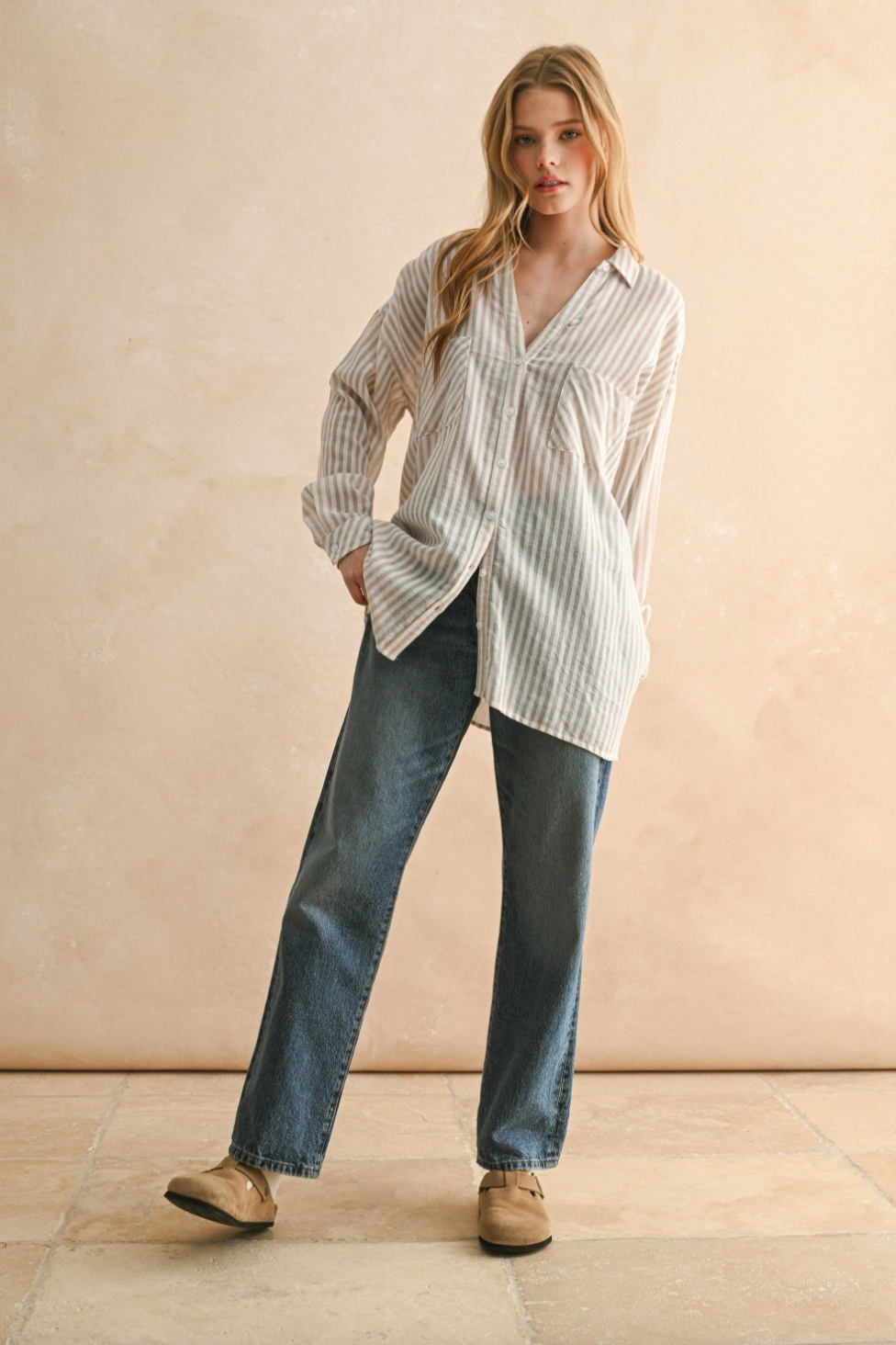 Weekend Wander Button Down Top
