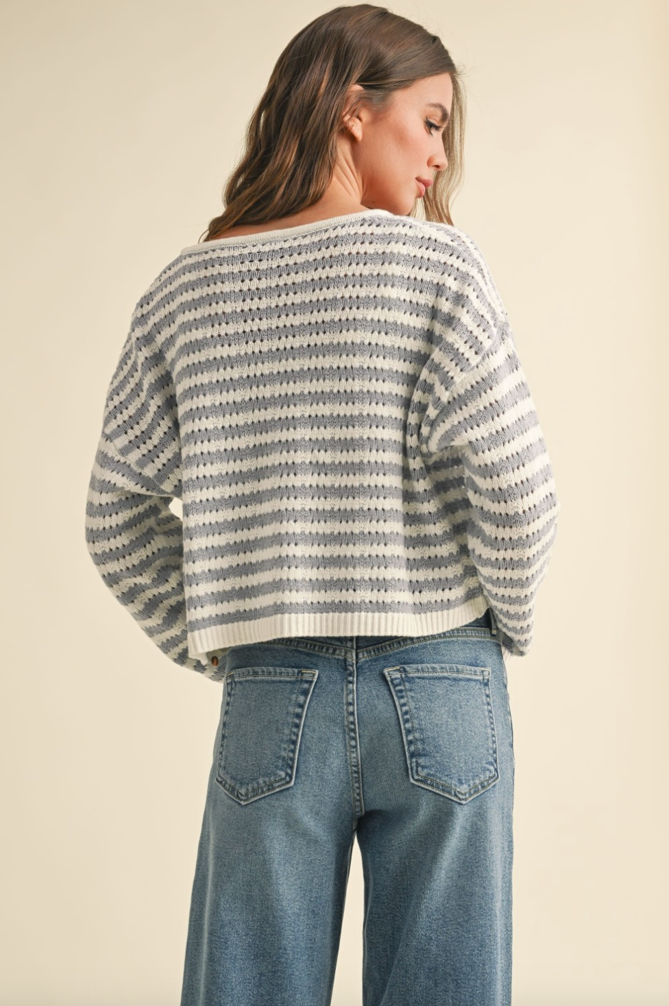 Morning Dew Crochet Knitted Cardigan