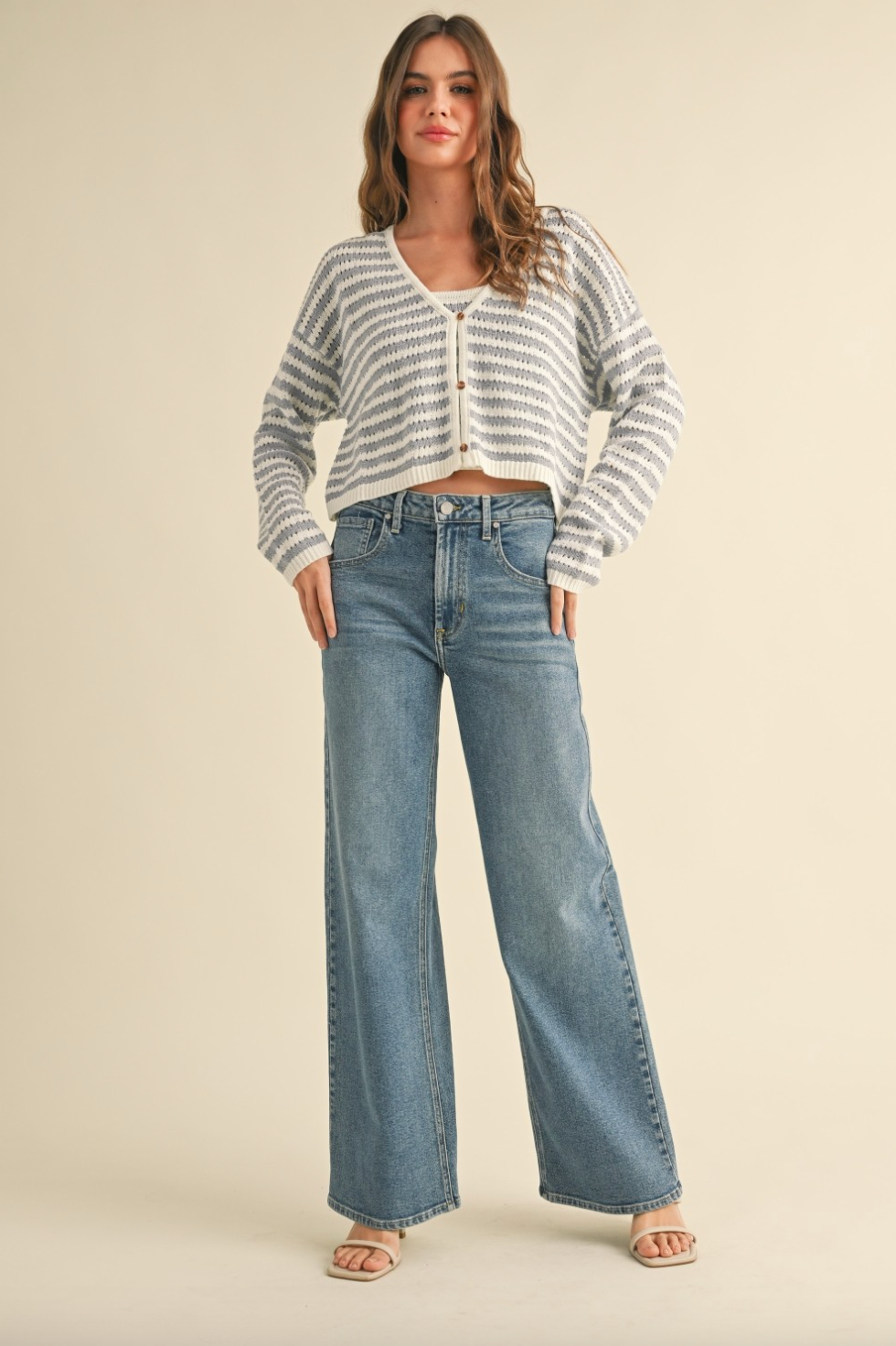 Morning Dew Crochet Knitted Cardigan