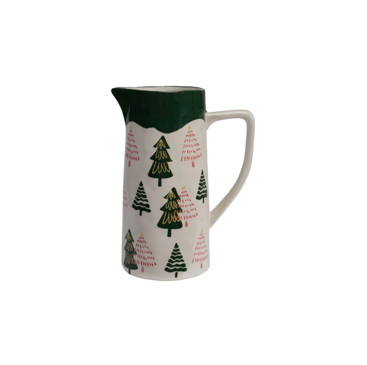 PatternTrees Stoneware Pitcher