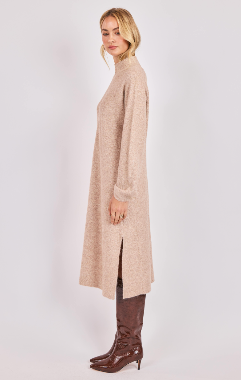 Hadley Turtleneck Long Sleeve Knit Dress