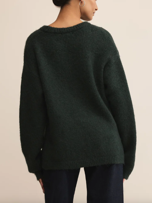 Snowed In Sweater - Garland Green