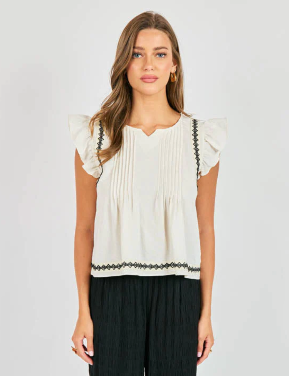Memory Lane Ruffle Top