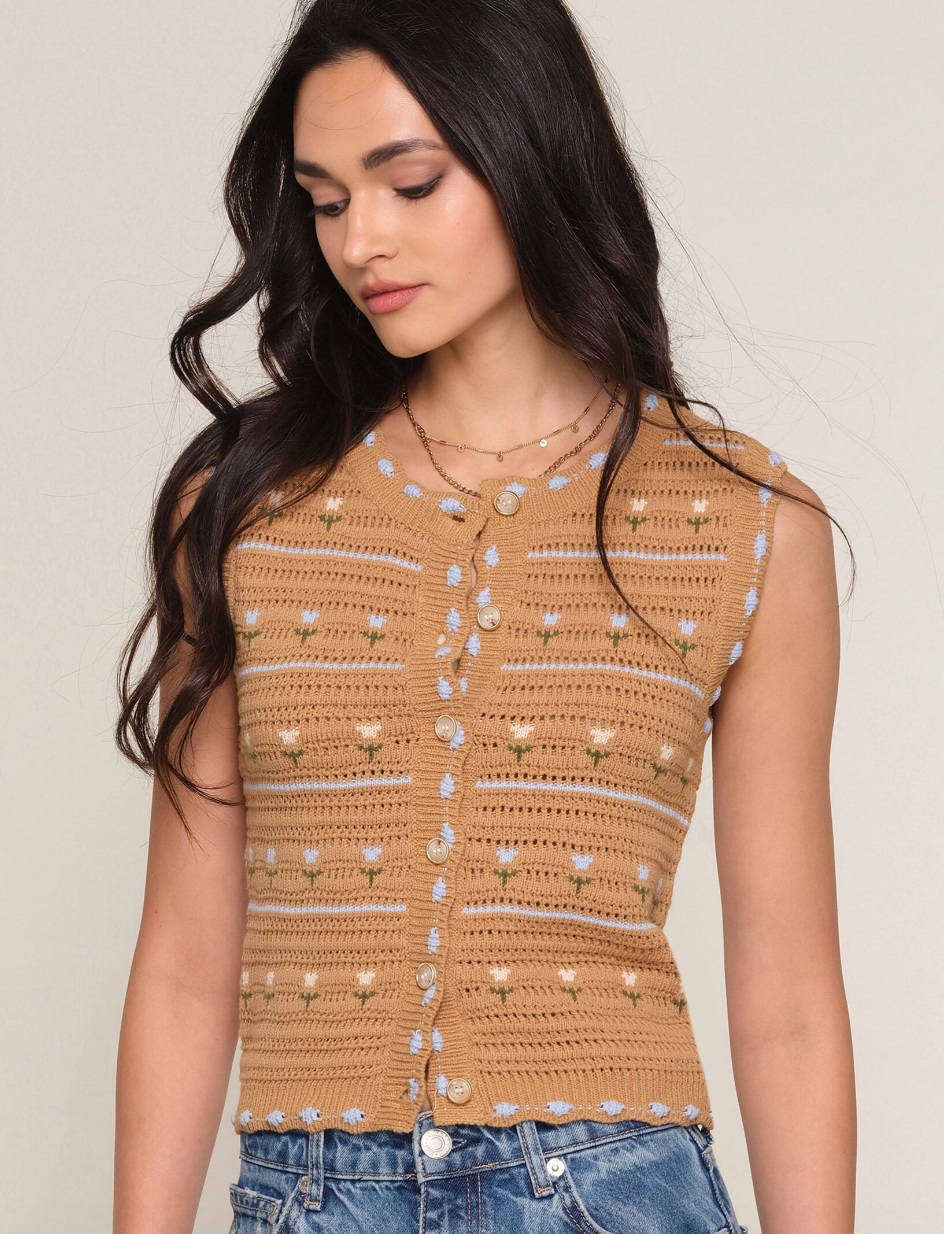 Lucrezia Vest - Camel