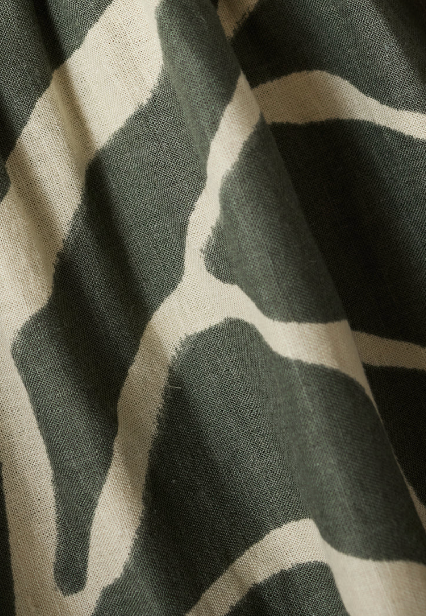 Bayside Tova Palm Midi Dress - Tea Leaf