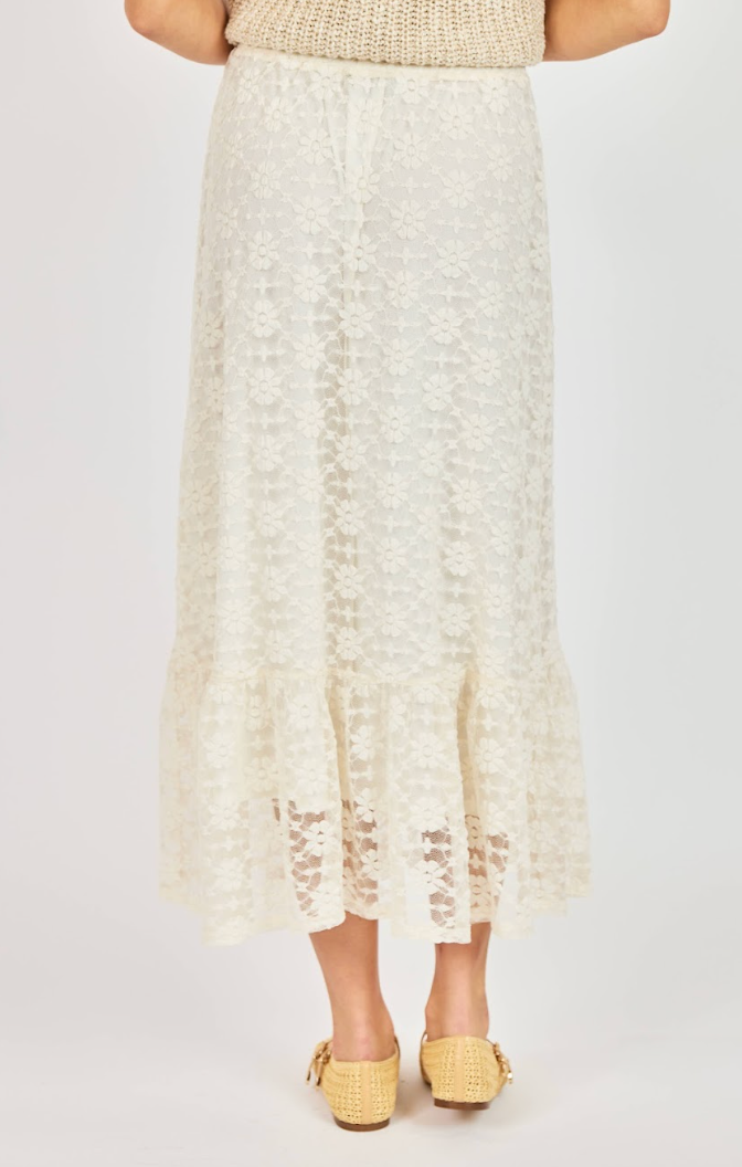 Letters Midi Skirt