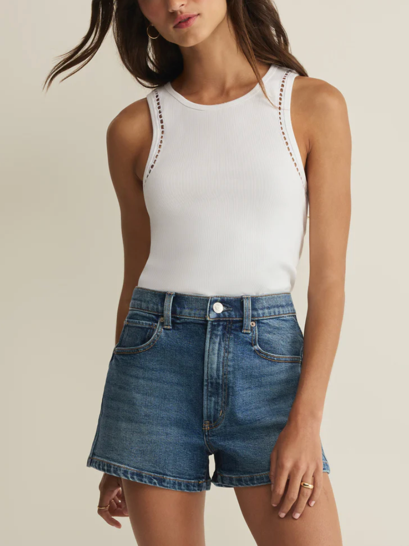 Boa Rib Tank - White