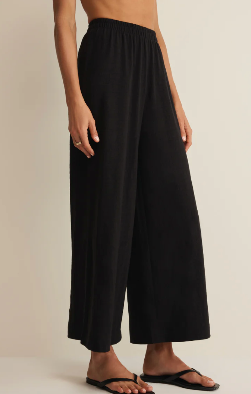 Scout Textured Slub Pant - Black