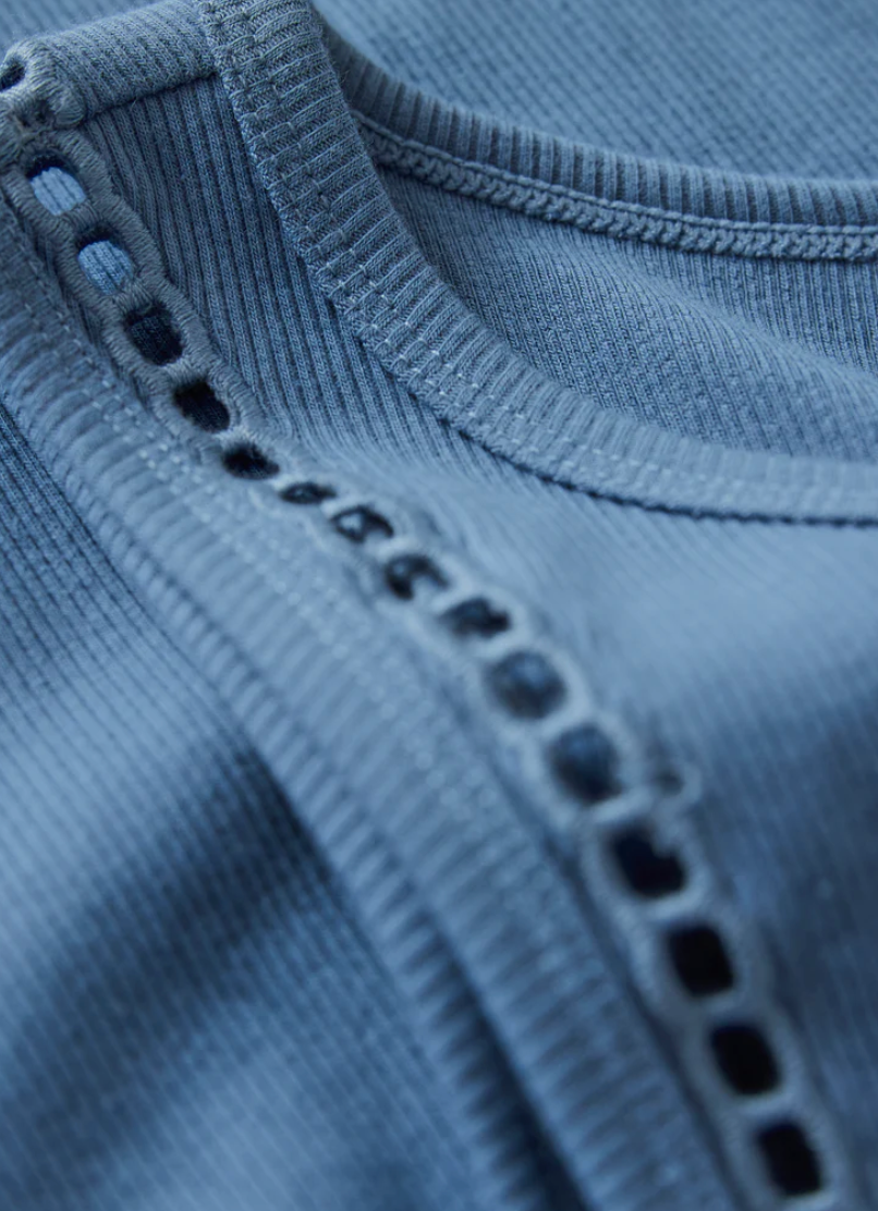 Boa Rib Tank - Lake Blue