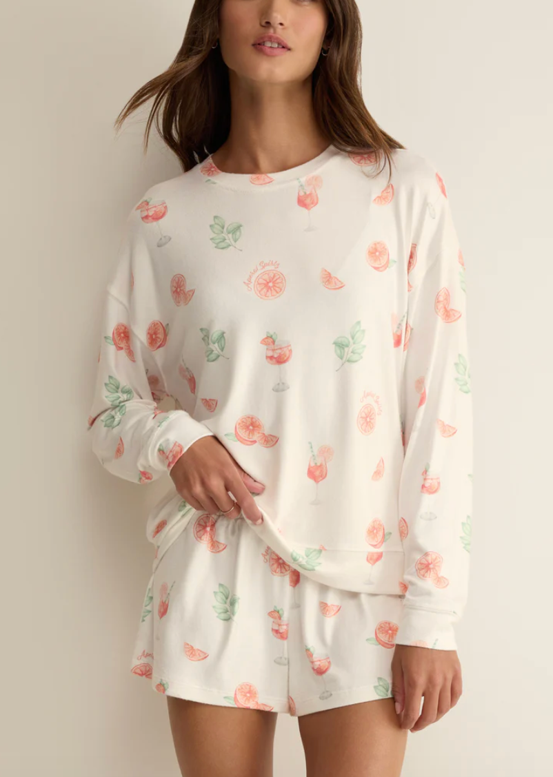 Spritz PJ Top - White