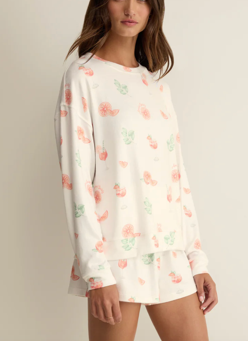 Spritz PJ Top - White