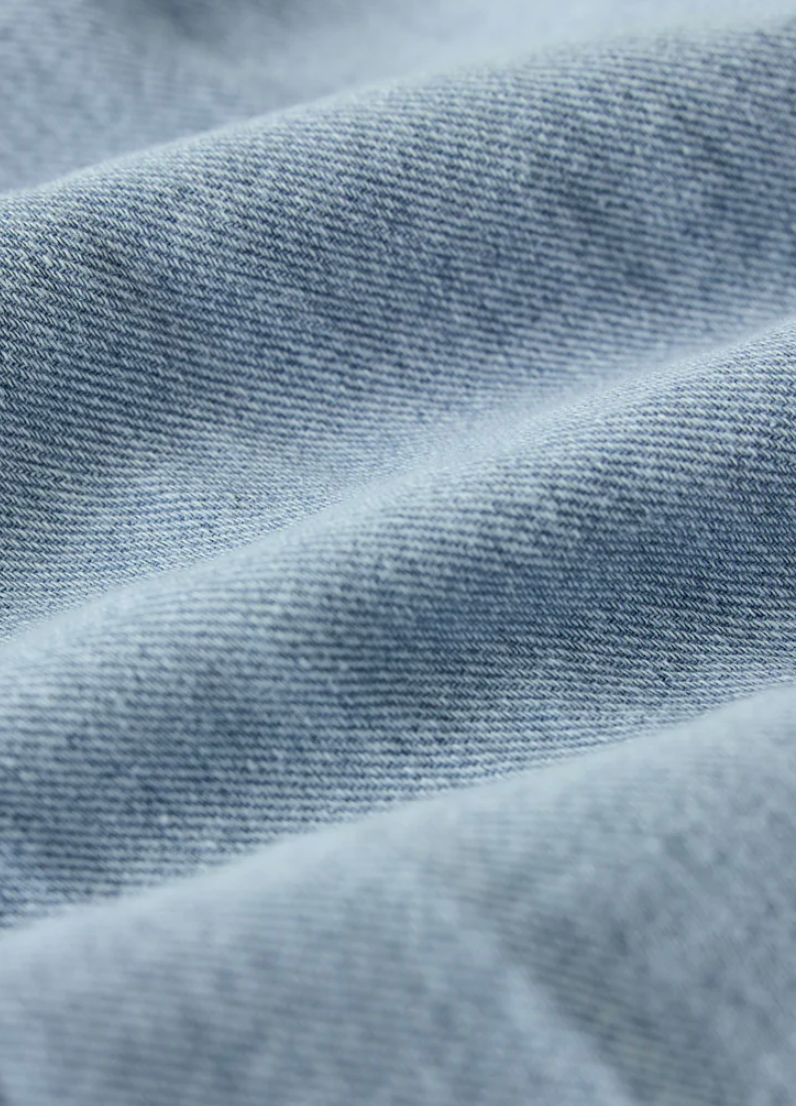 Angel Eyes Twill Midi Dress - Lake Blue