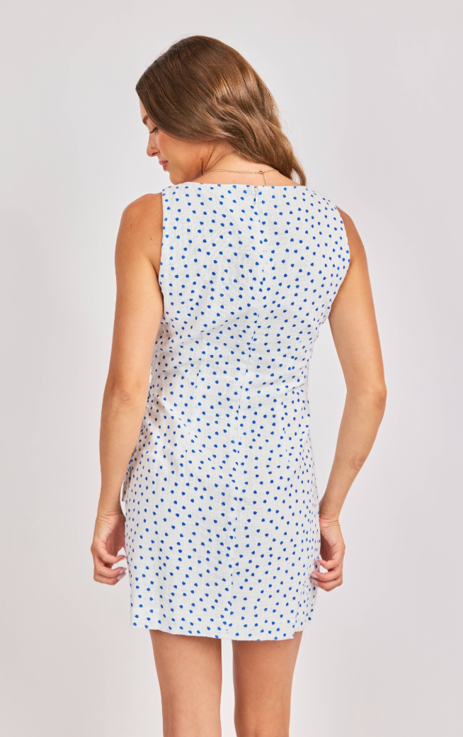 Tidepool Wrap Mini Dress