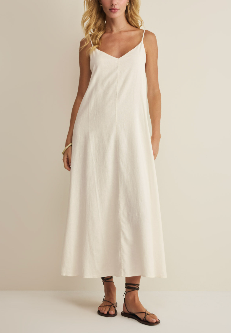 Sandcomber Midi Dress - White