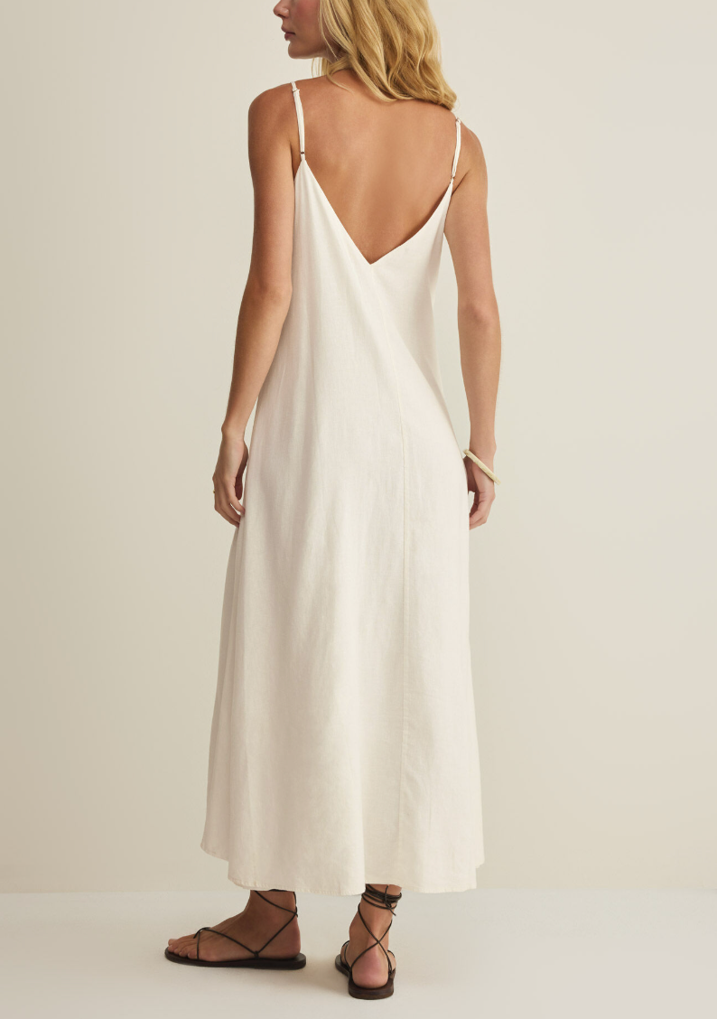 Sandcomber Midi Dress - White