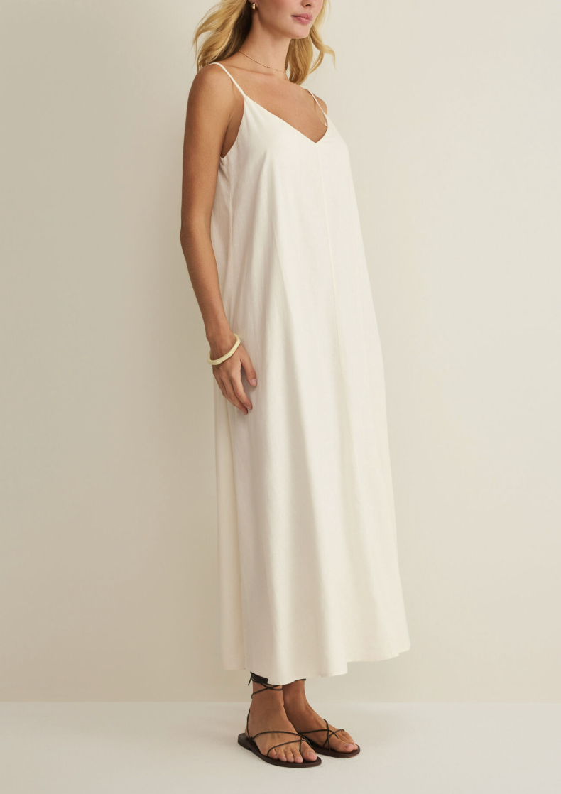 Sandcomber Midi Dress - White