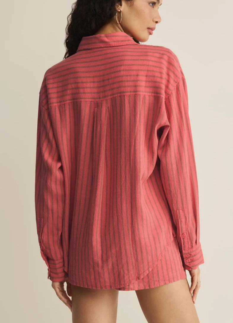 The Perfect Striped Button Up - Gelato