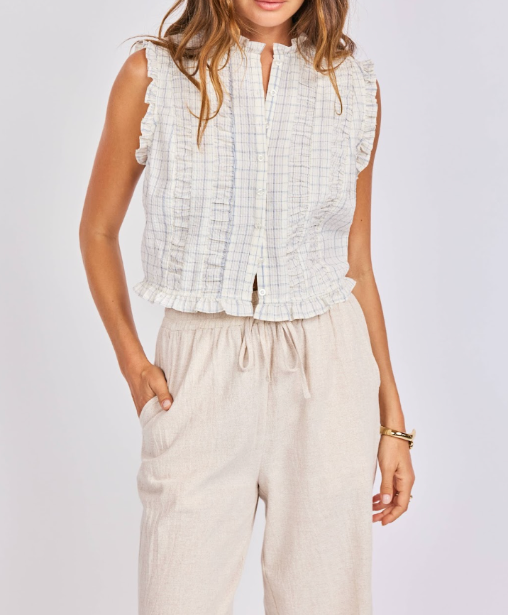 Starboard Ruffled Top