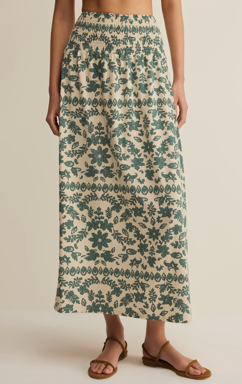 Leya Tera Paisley Maxi Skirt - Everglade
