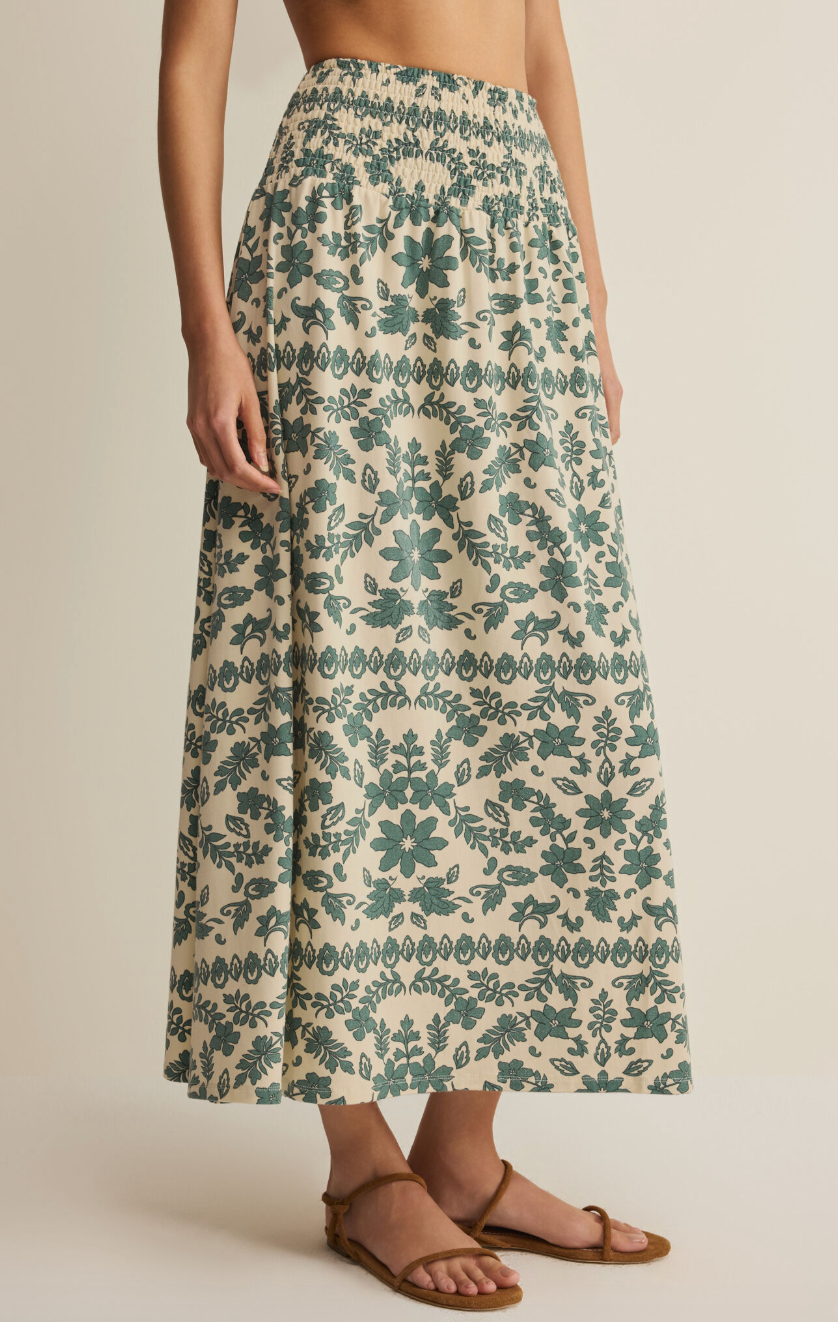 Leya Tera Paisley Maxi Skirt - Everglade