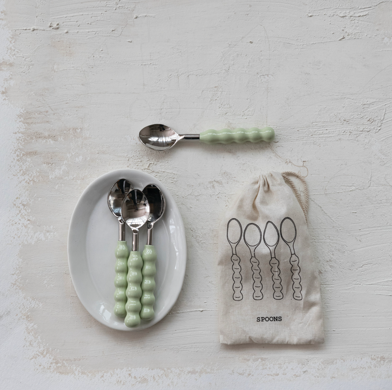 Wavy Spoon Set