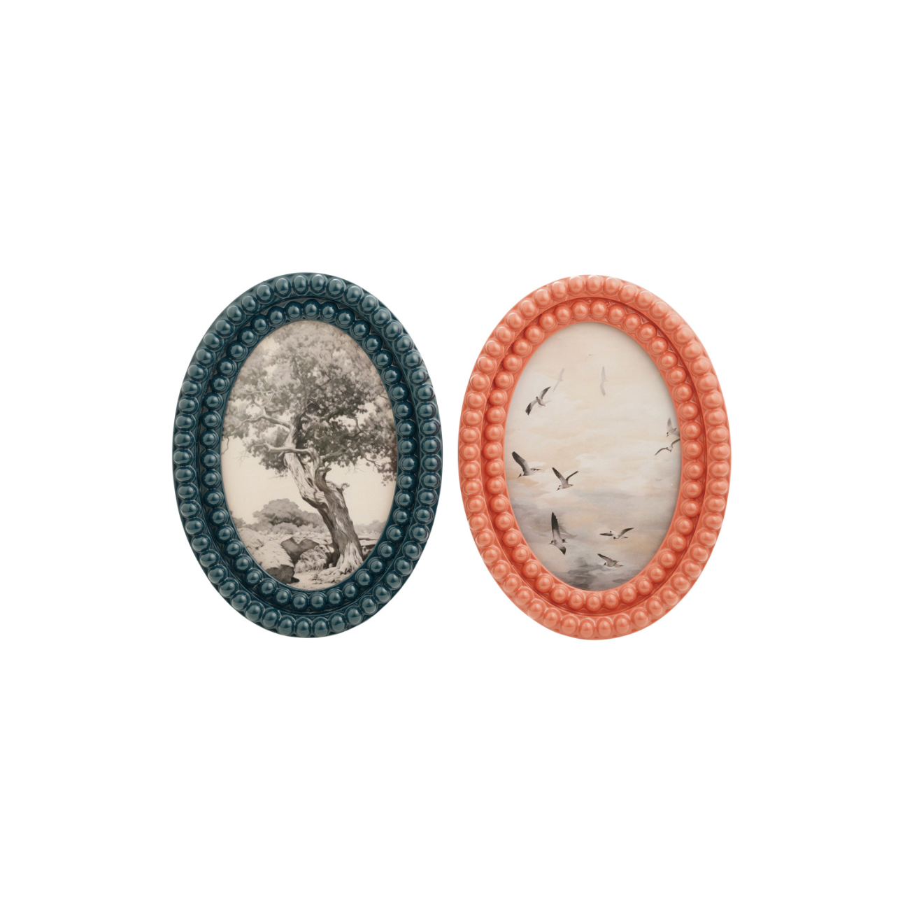 Oval Bobbin Picture Frame