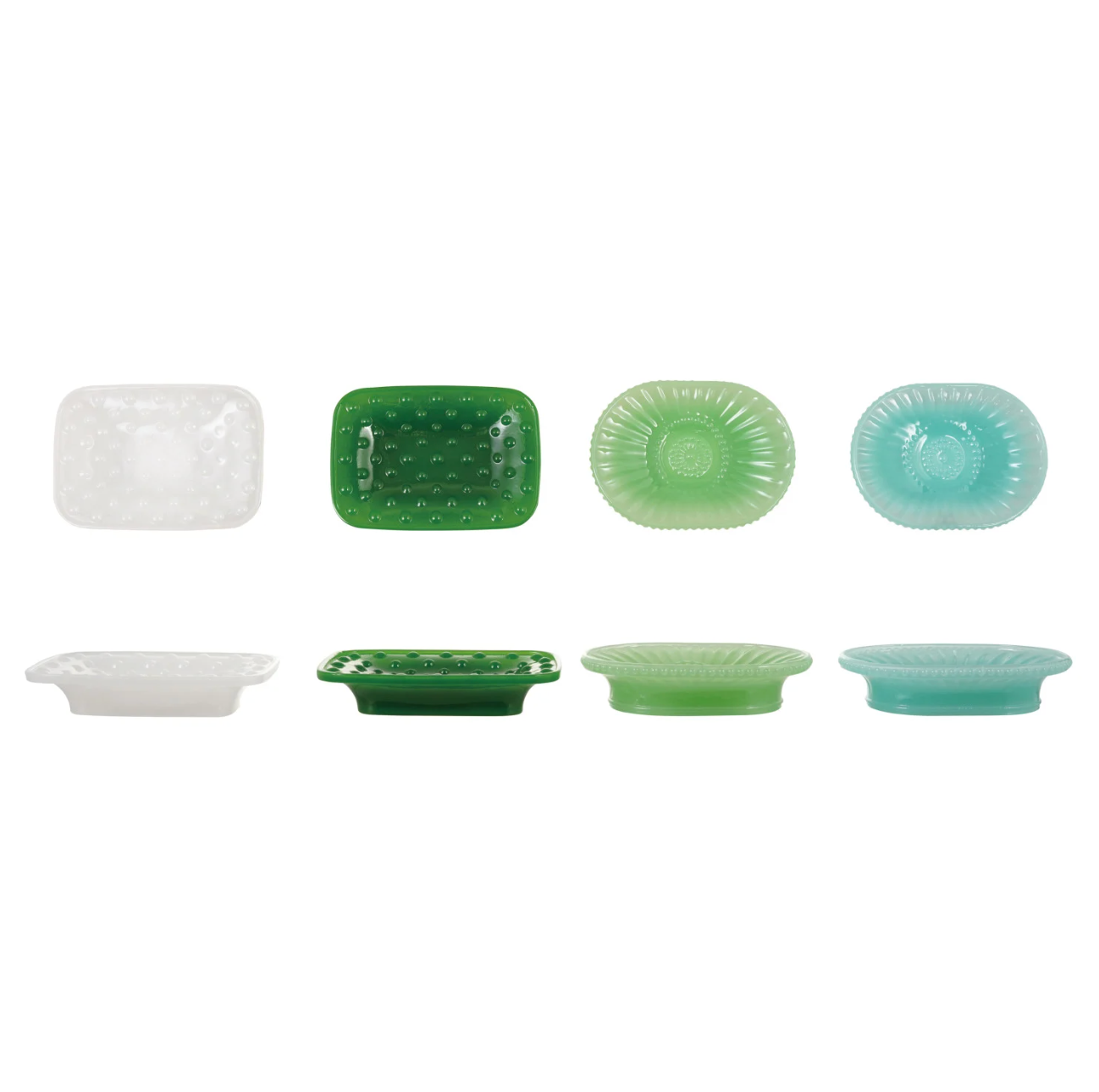 Opaque Milk Glass Soap Dish