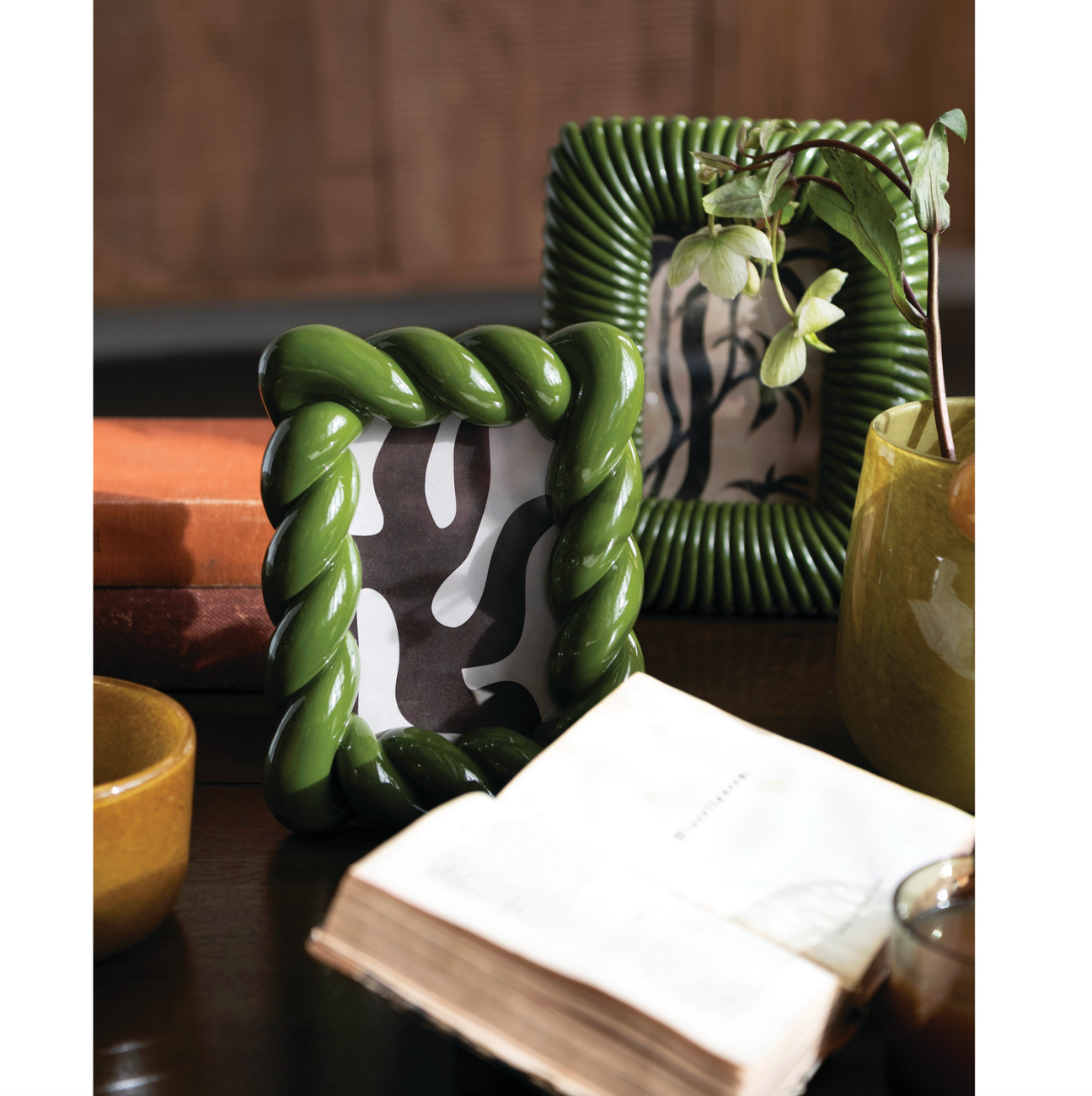 Twisted Green Photo Frame