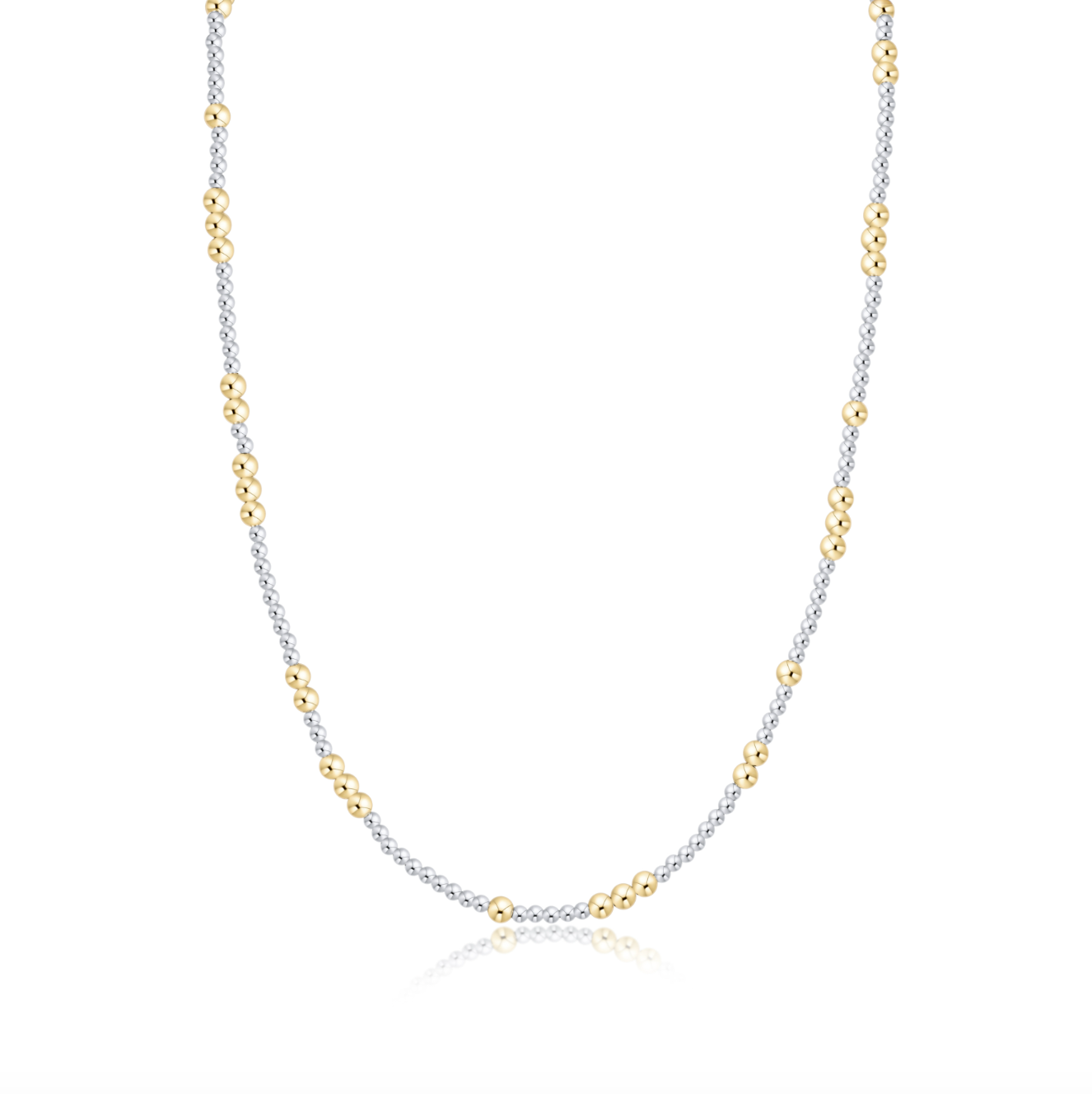 Hope Unwritten Beaded Choker Mixed Metal - 15"