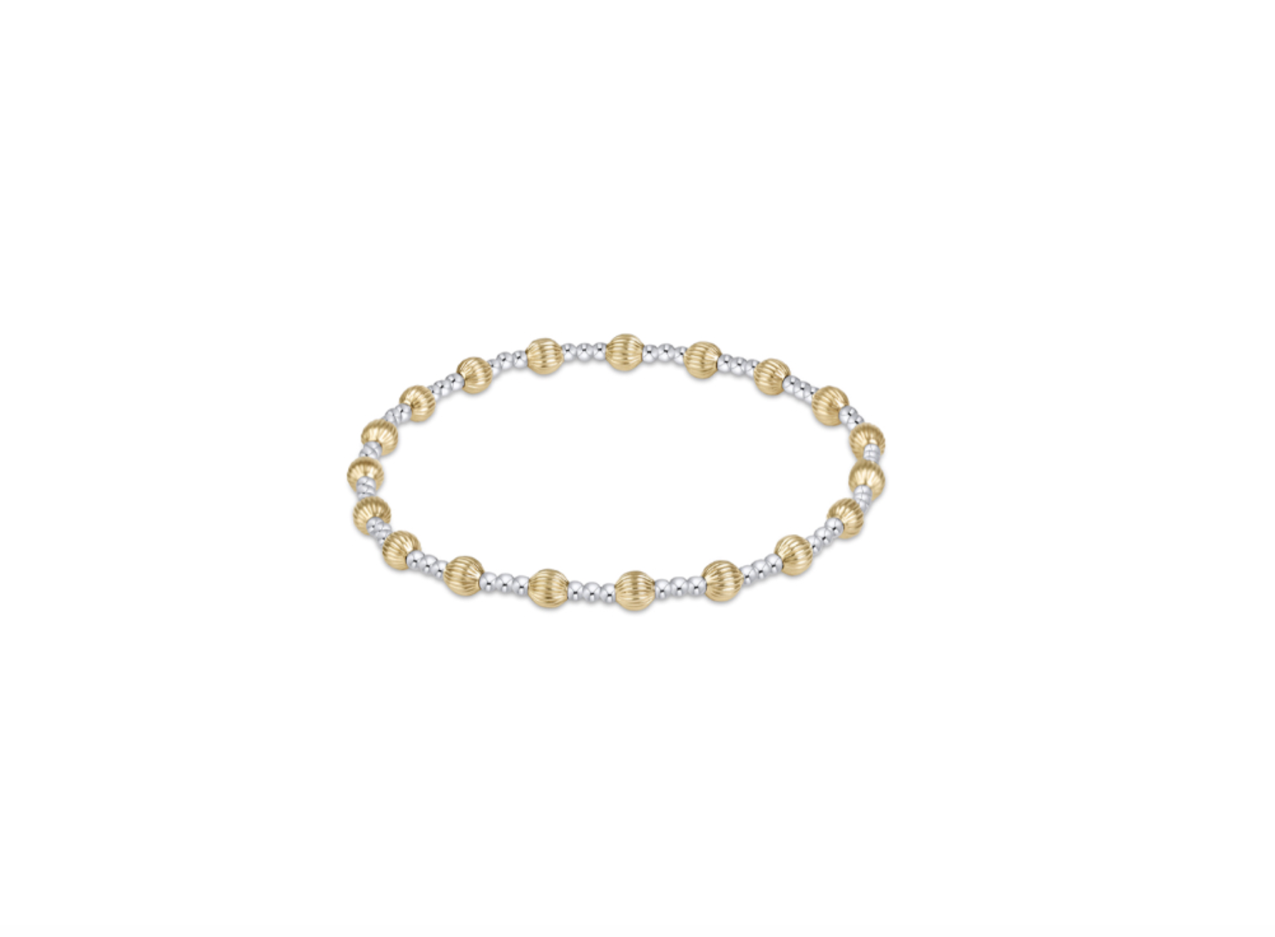 Extends Dignity Sincerity Bead Bracelet - Mixed Metal