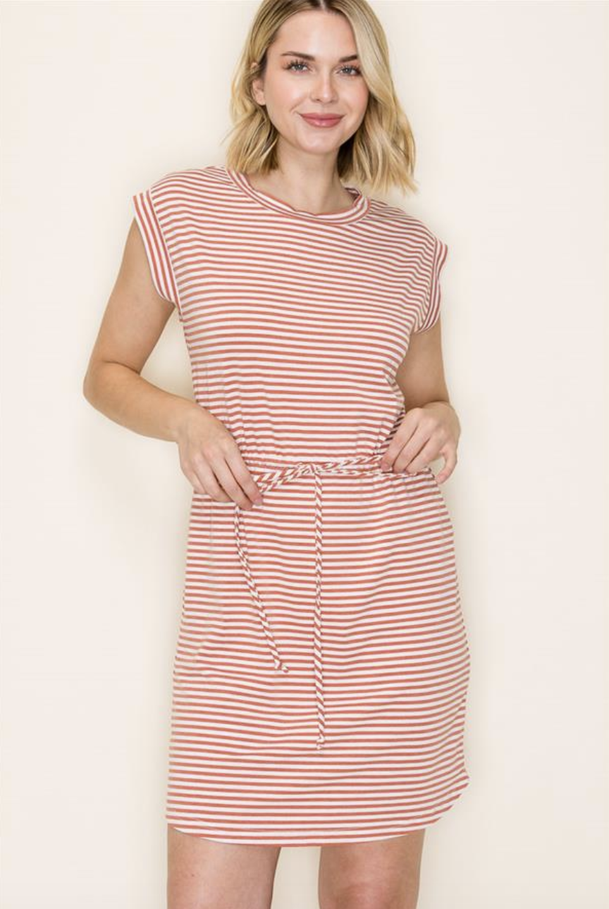 Across Town Striped Dress