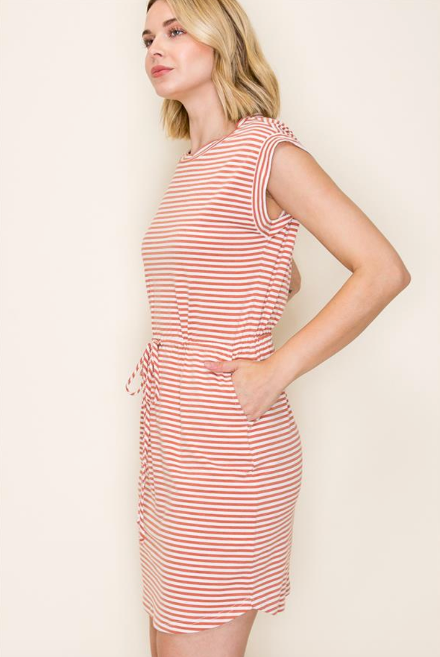 Across Town Striped Dress